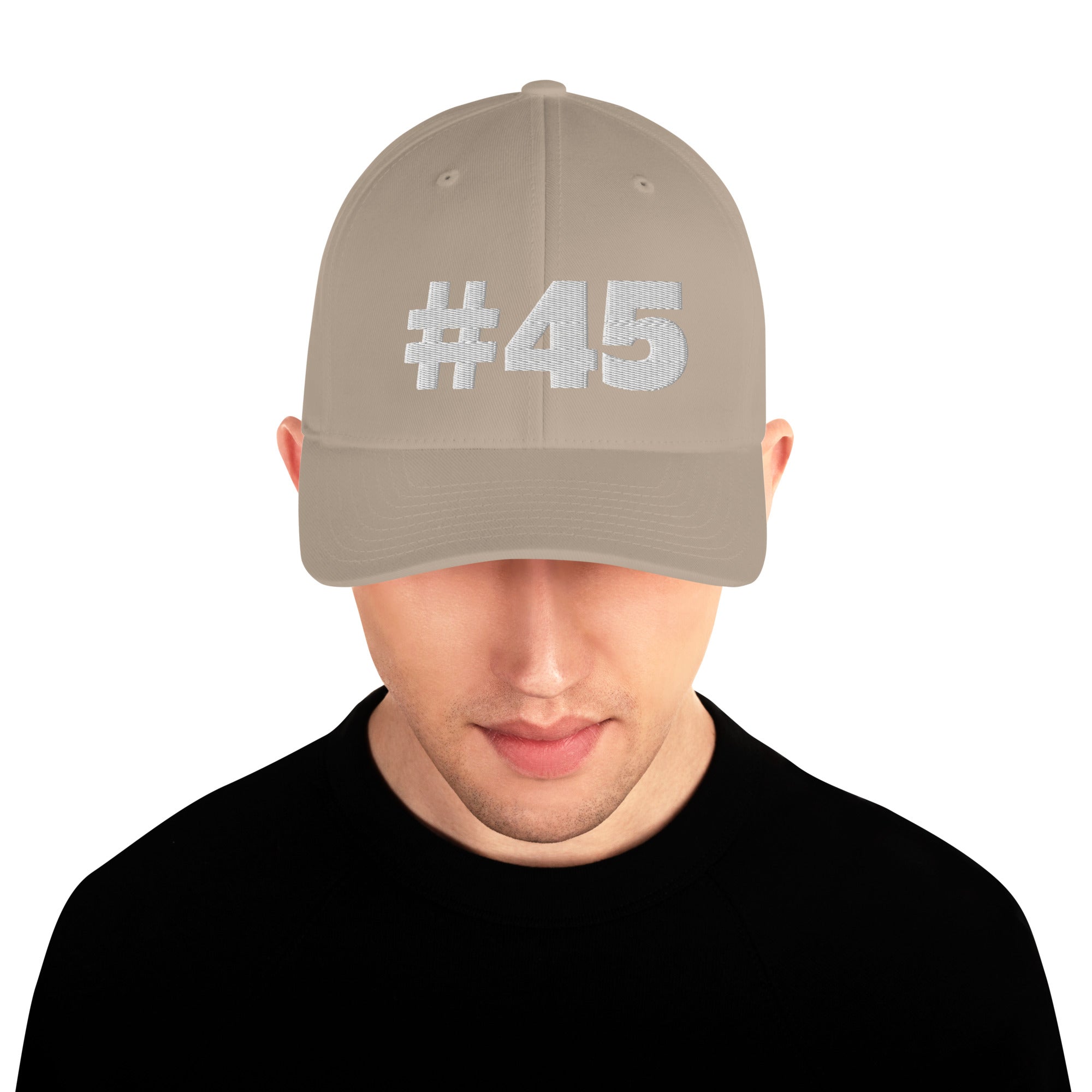 Fitted #45 Structured Twill Cap