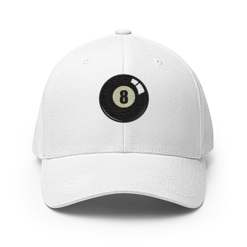 8 Ball Fitted Structured Twill Cap