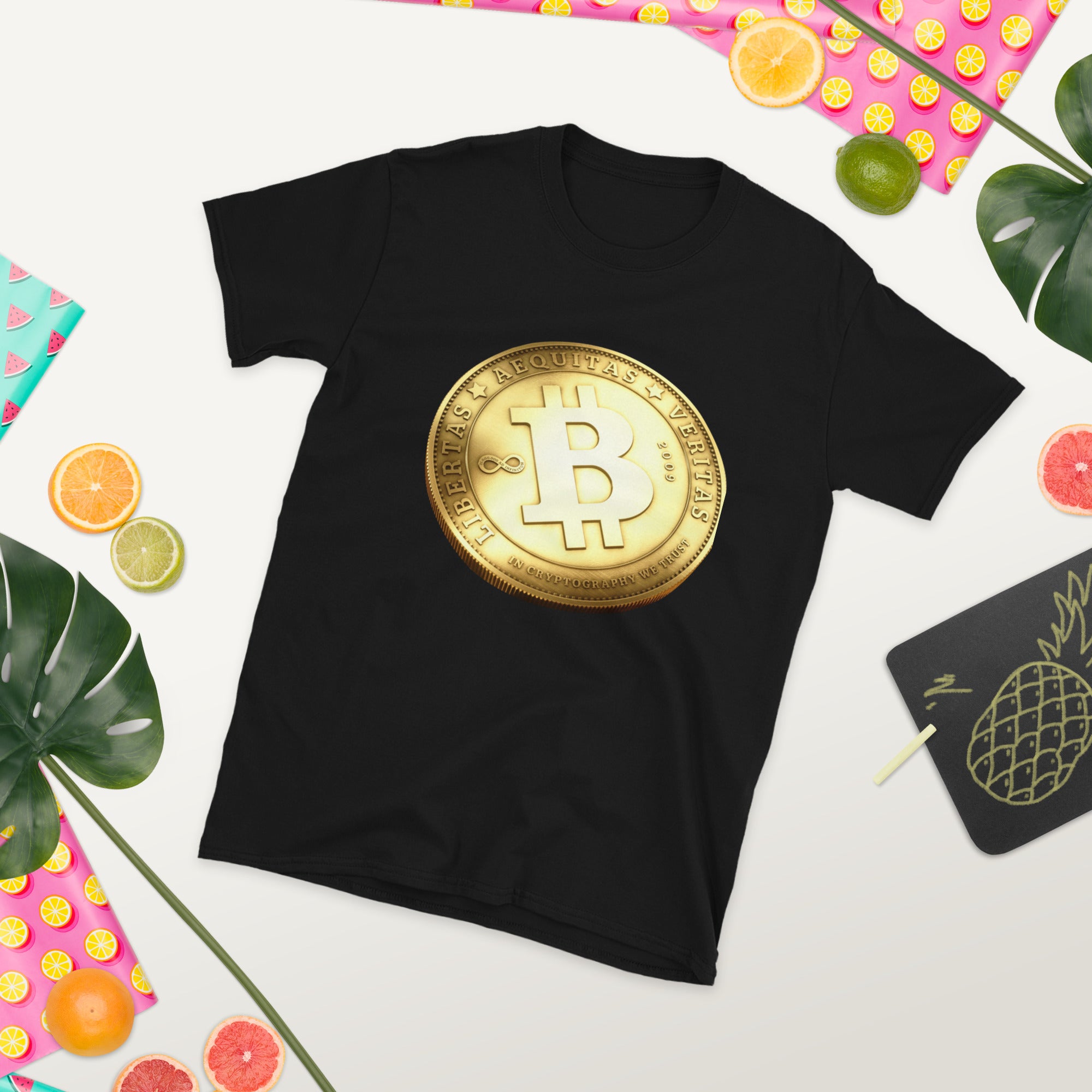 Giant Bitcoin Short-Sleeve Unisex T-Shirt