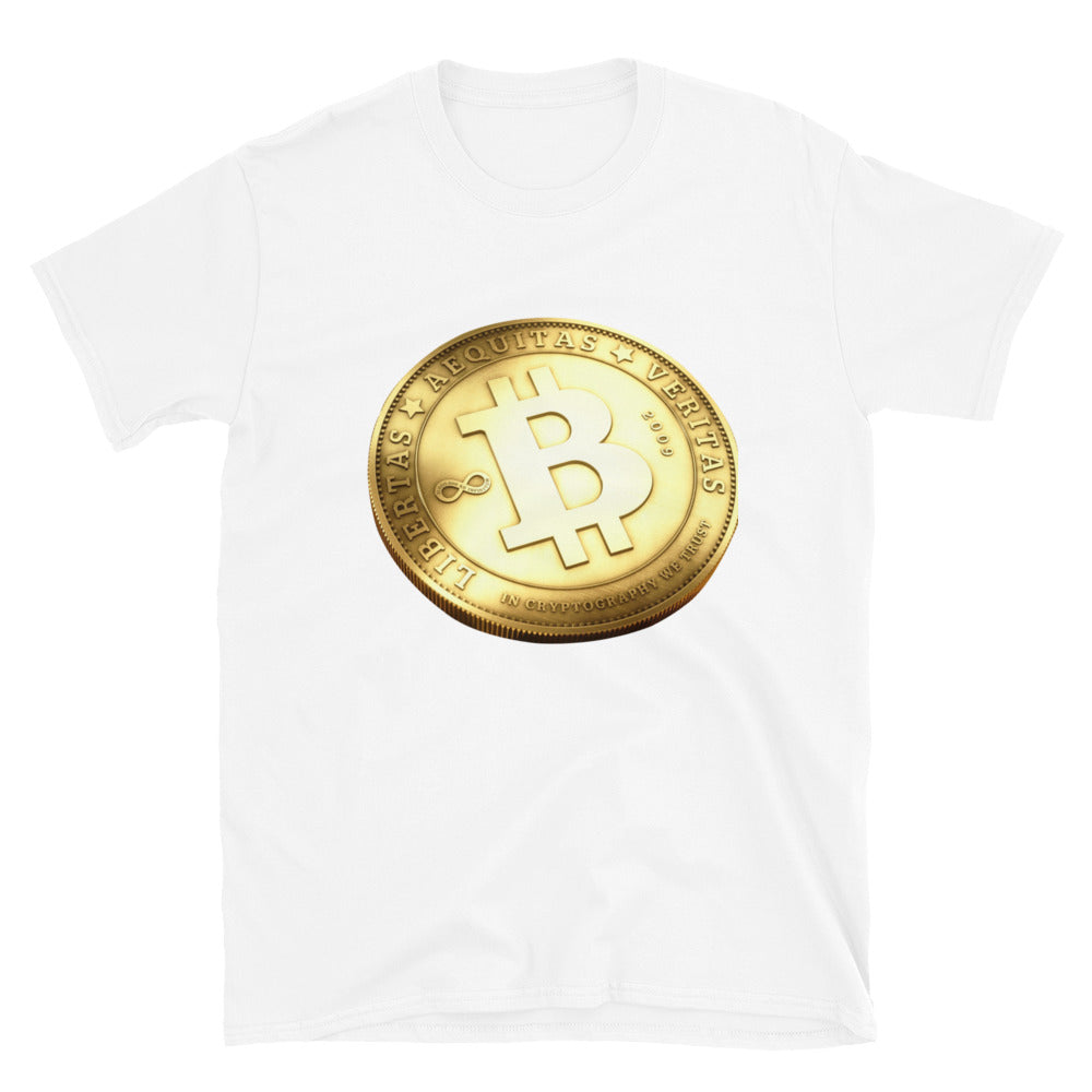 Giant Bitcoin Short-Sleeve Unisex T-Shirt