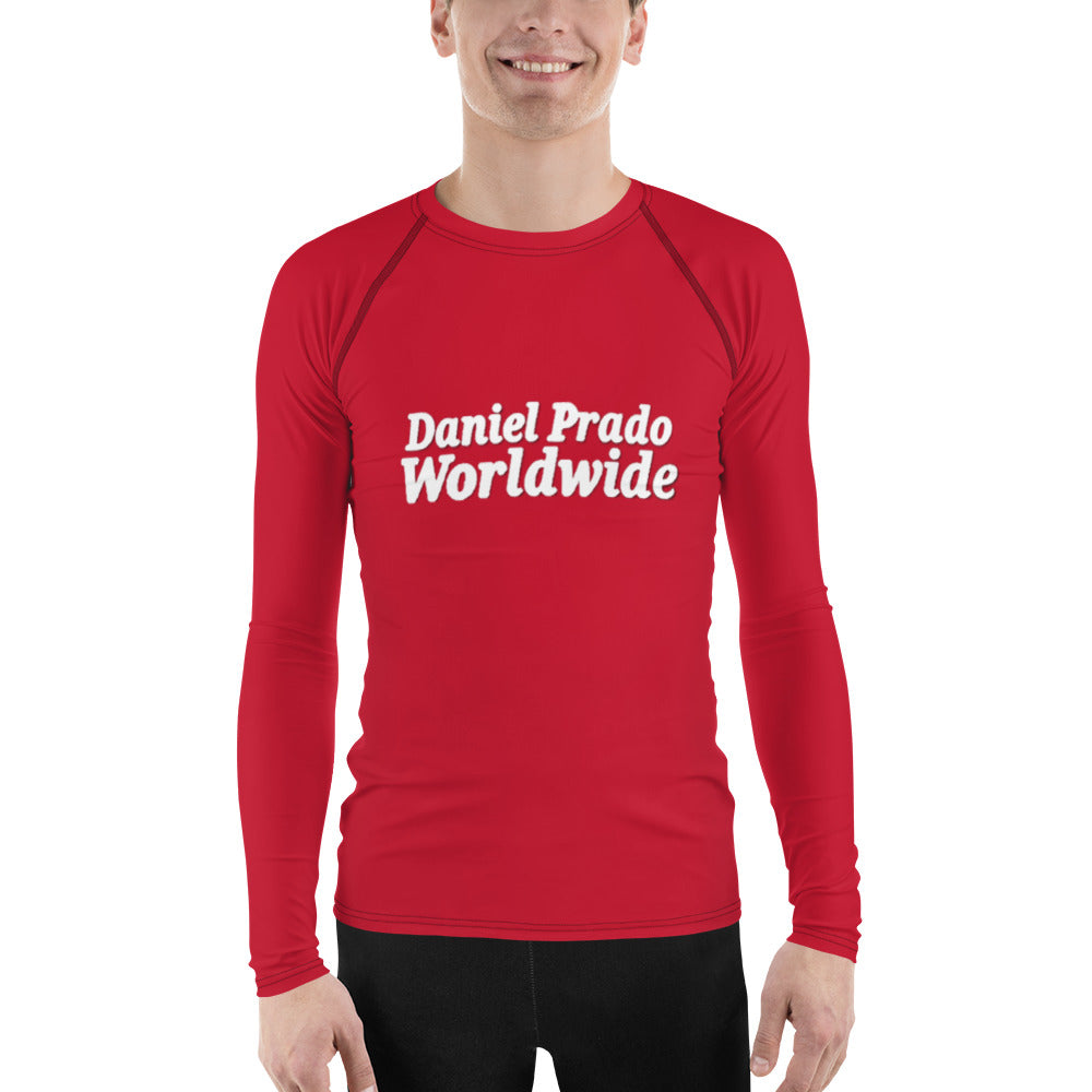 Red Daniel Prado Worldwide No Signature  Men's Rash Guard