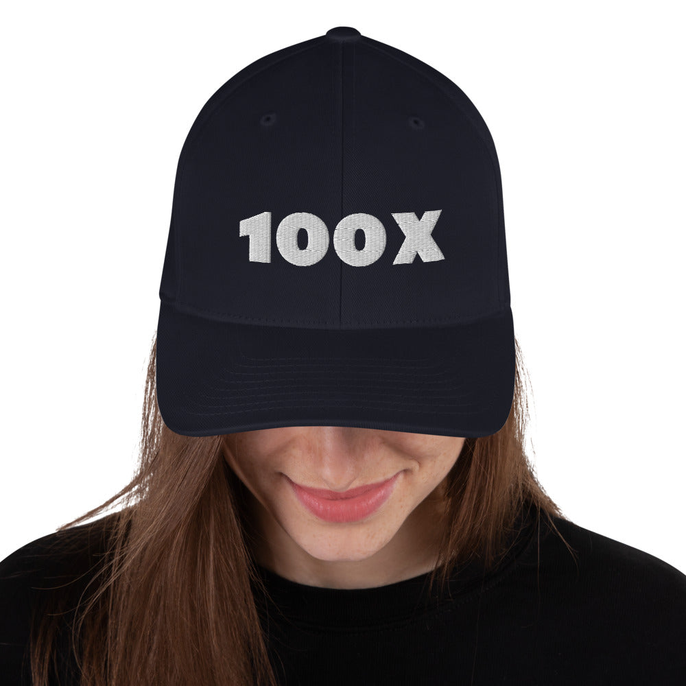 100X Fitted Structured Twill Cap