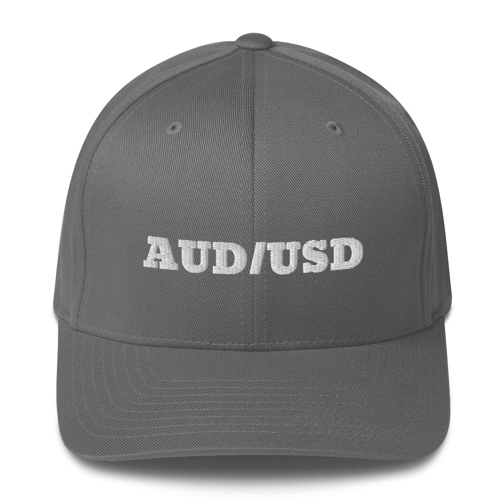 Forex Trading AUD/USD Structured Twill Cap
