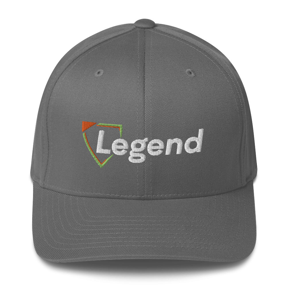 White Legend Structured Twill Cap