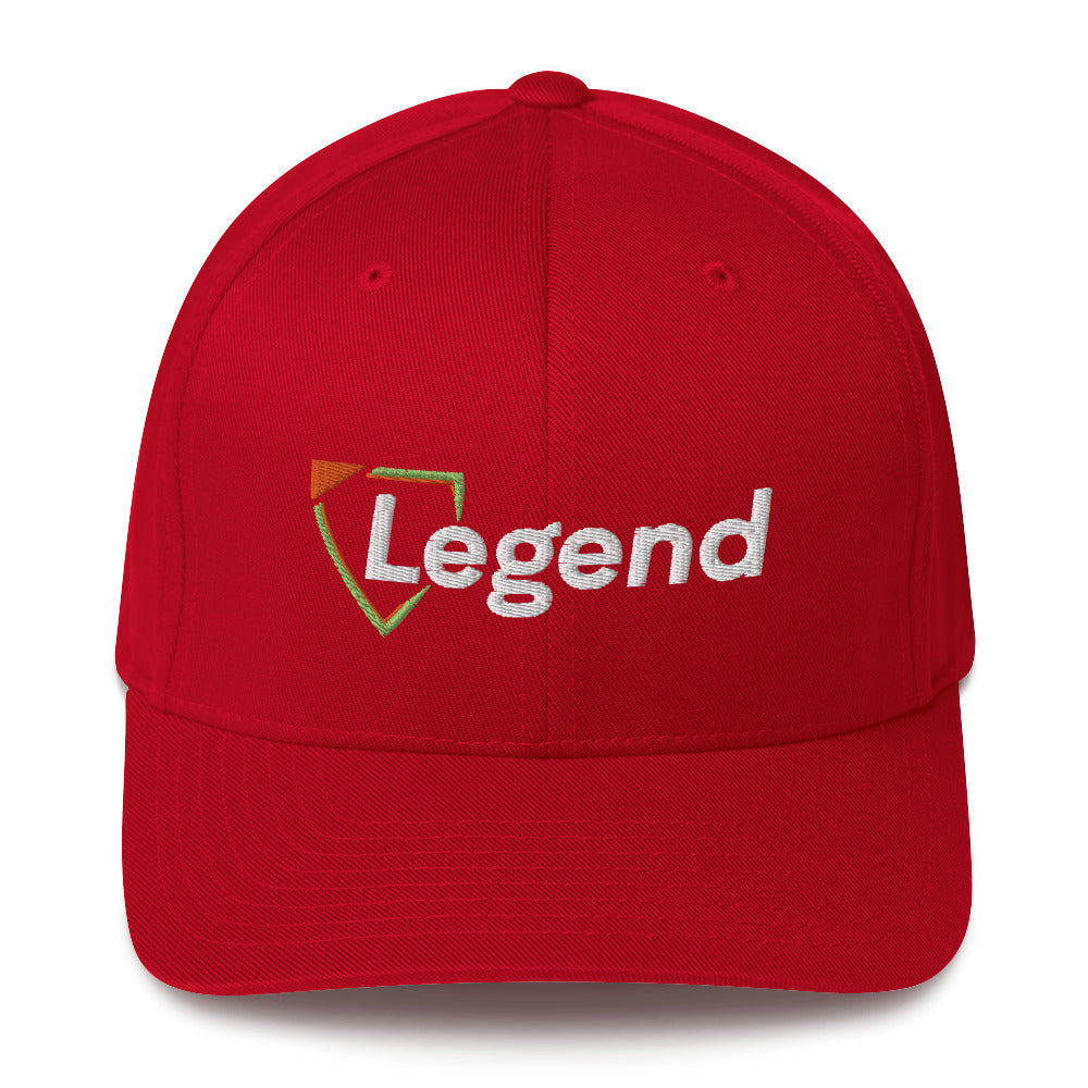 White Legend Structured Twill Cap