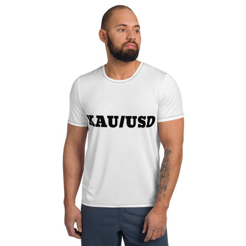 XAU/USD All-Over Print Men's Athletic T-shirt