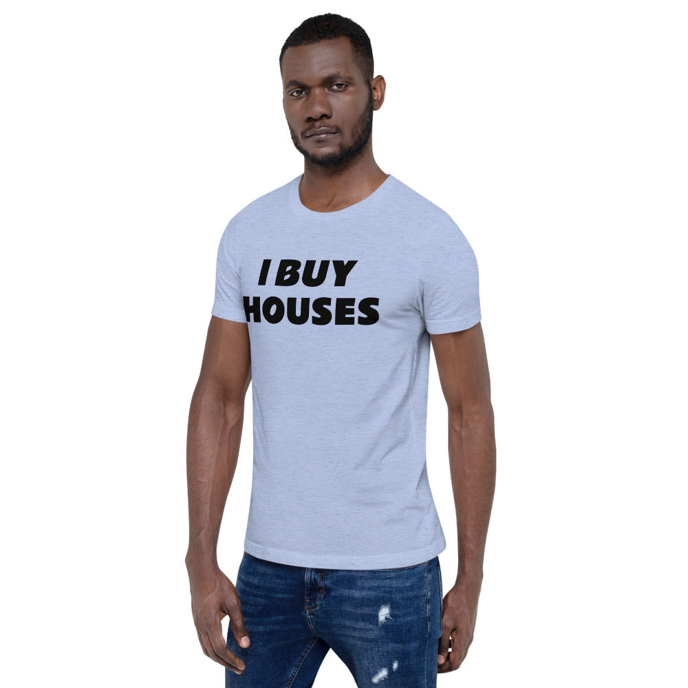UNISEX BLACK I BUY HOUSES Short-Sleeve Unisex T-Shirt