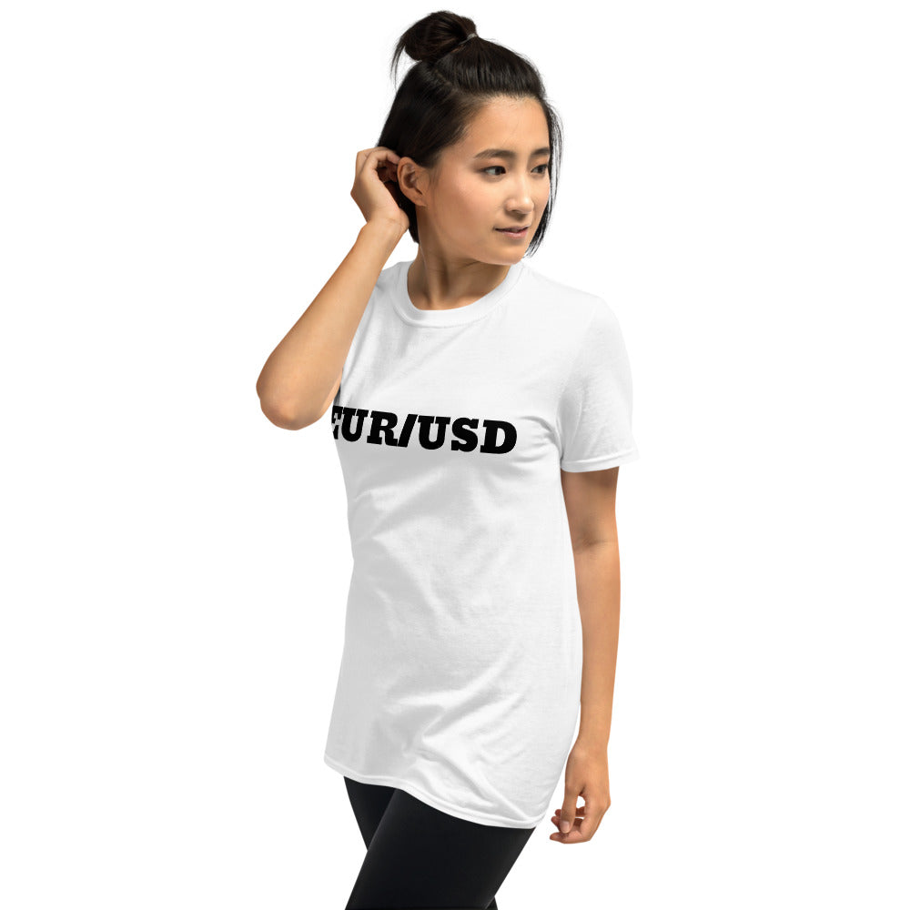 EUR/USD Short-Sleeve Unisex T-Shirt