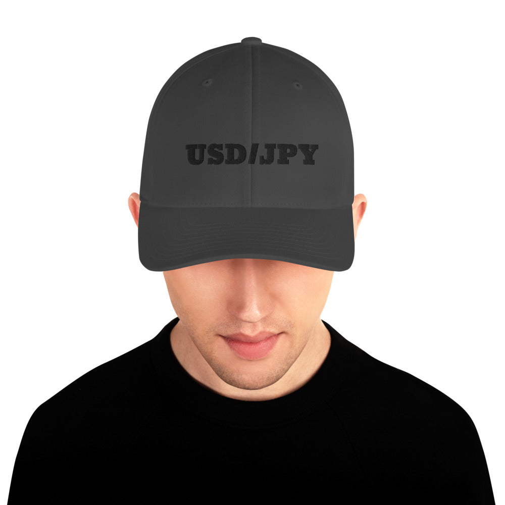 USD/JPY HAT Structured Twill Cap