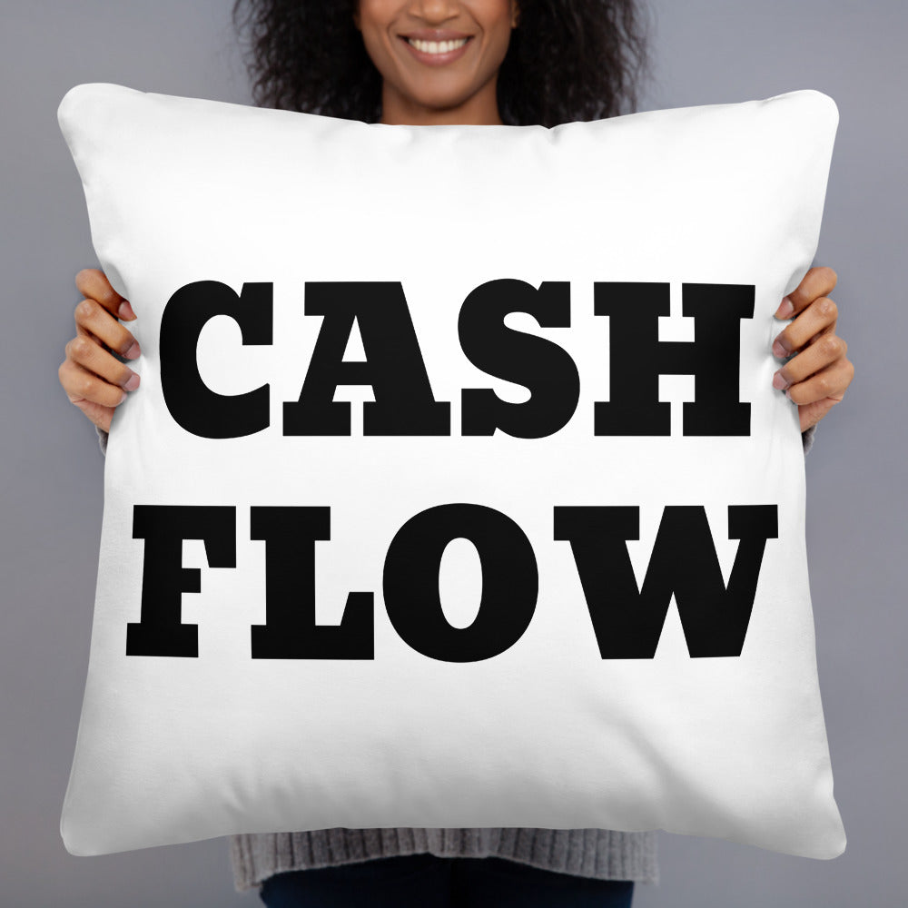 WHITE CASH FLOW Basic Pillow