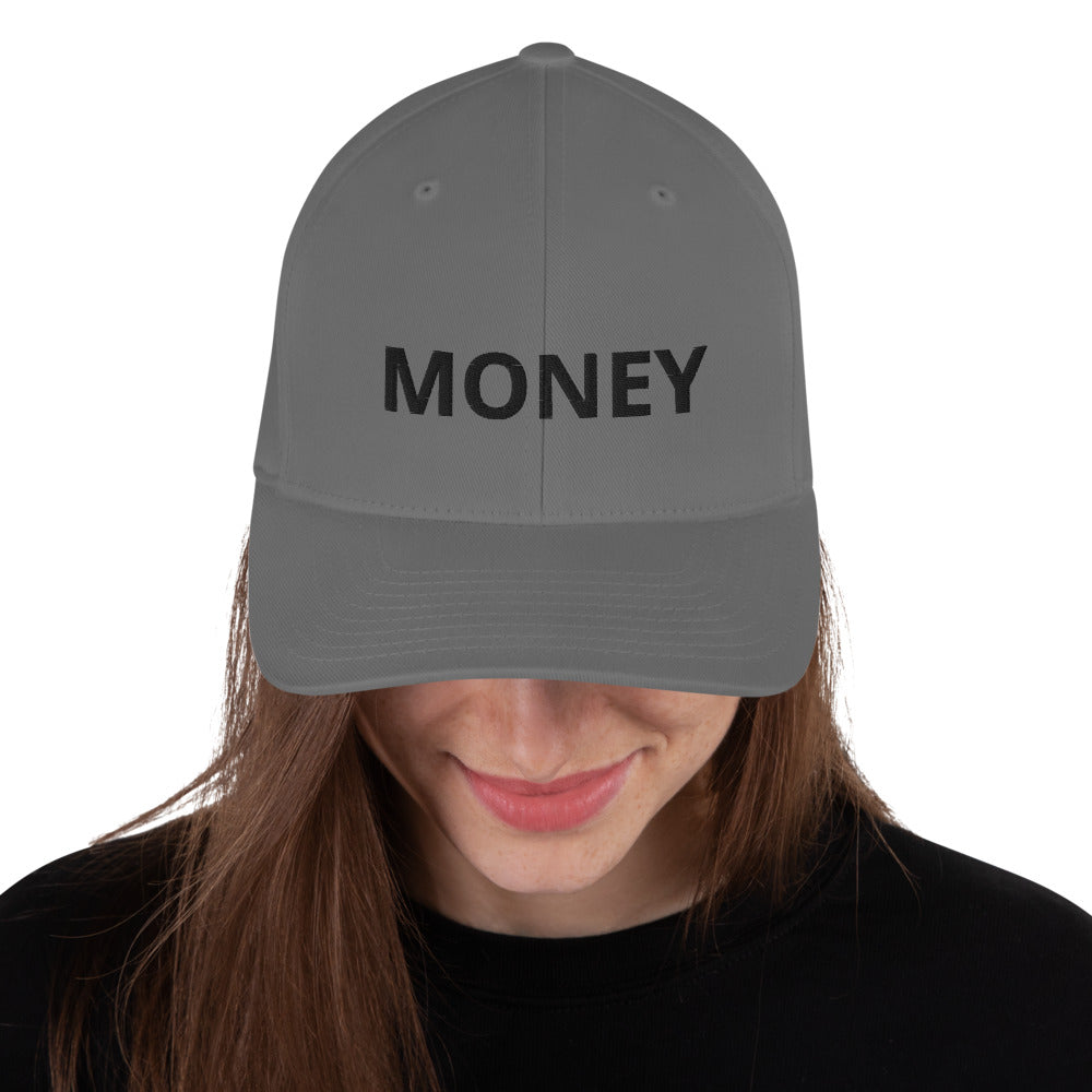 BLACK MONEY Structured Twill Cap