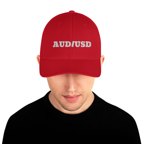 AUD/USD Structured HAT Twill Cap