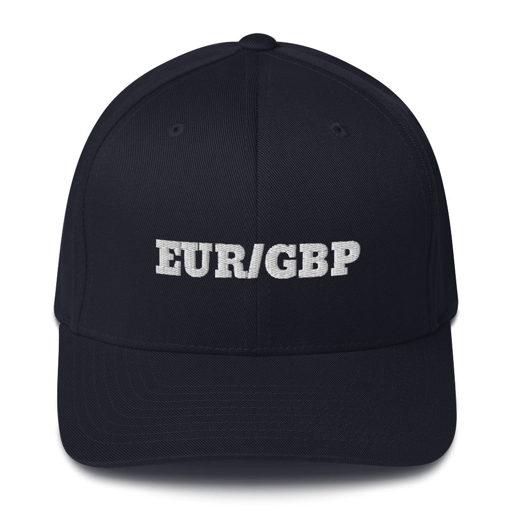 EUR/POUND HAT Structured Twill Cap