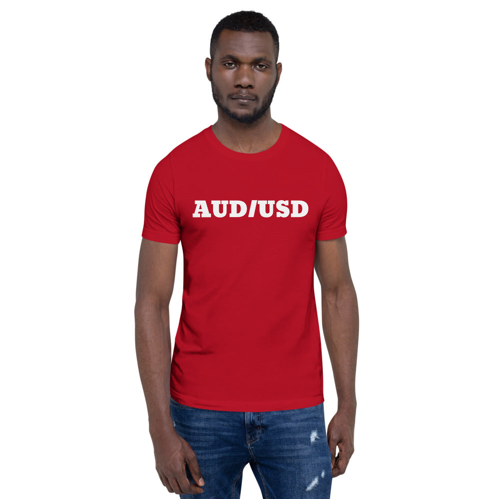 AUD/USD Short-Sleeve Unisex T-Shirt