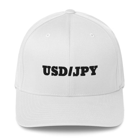 BITCOIN/USD HAT  Structured Twill Cap BLACK LETTERS
