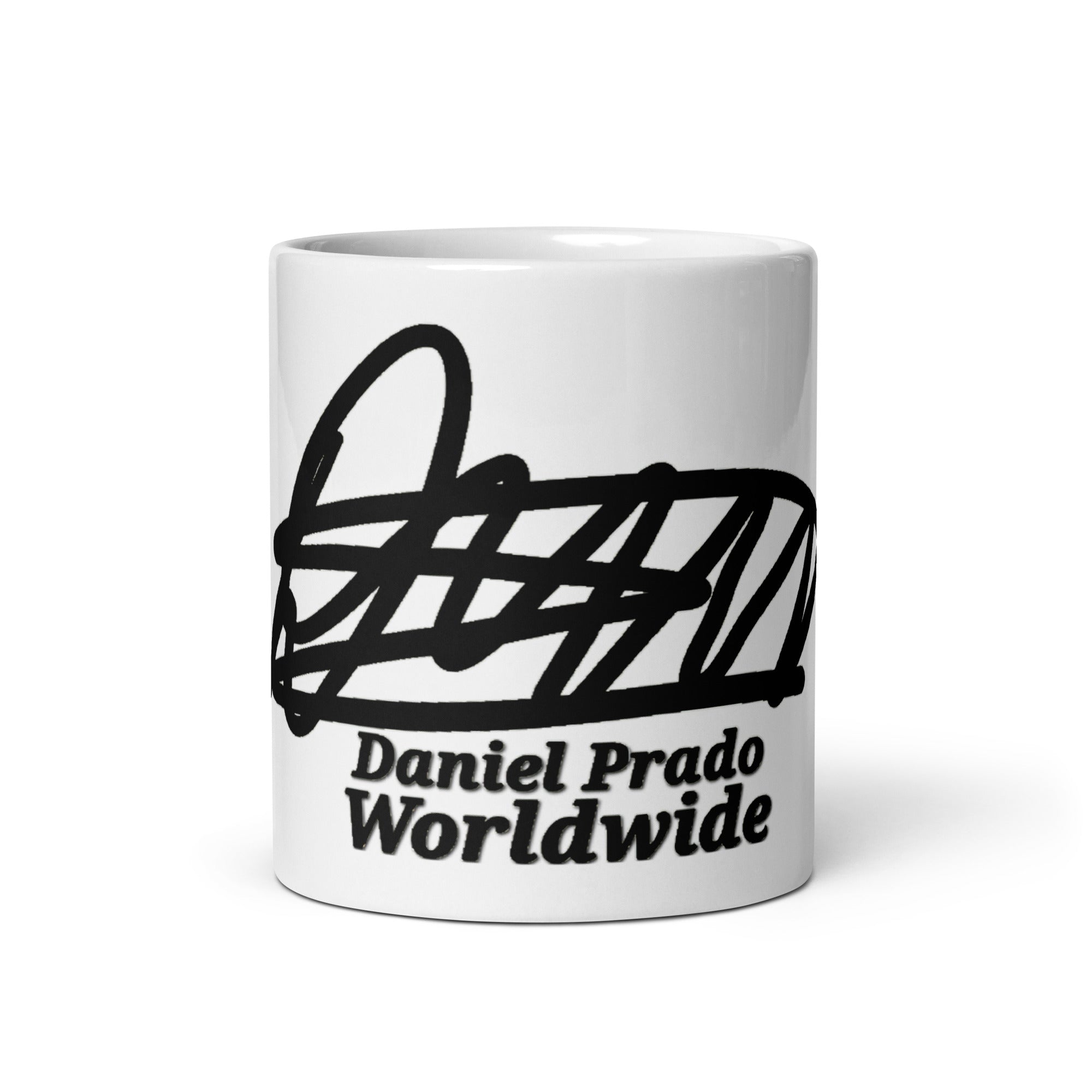 Daniel Prado Worldwide White glossy mug